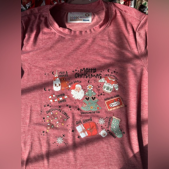 Molly, Milo, Willow, Wolly Tops - New Adult Small Merry Christmas Red Holiday Tee
